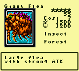 Giant Flea — Monster (Insect) [Forest] — Level 5 — Cost 7 — ATK 1500 / DEF 1200 — Large flea   with strong ATK