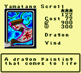 Yamatano Scroll — Monster (Dragon) [Wind] — Level 3 — Cost 72 — ATK 900 / DEF 300 — A dragon painting that comes to life