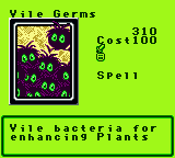 Vile Germs — Magic (Spell) — Cost 100 — Vile bacteria for enhancing Plants