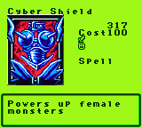 Cyber Shield — Magic (Spell) — Cost 100 — Powers up female  monsters