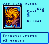 War-Lion Ritual — Ritual (Ritual) — Cost 0 — Tribute:Leogun  +2 others