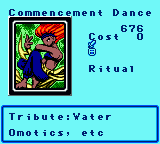 Commencement Dance — Ritual (Ritual) — Cost 0 — Tribute:Water  Omotics, etc